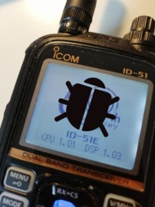 Icom ID-51 With Bug