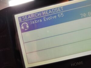 Pairing Icom ID-5100 with Jabre headset